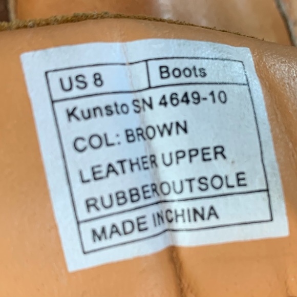 Kunsto Men’s Brogue Boots - Picture 11 of 11